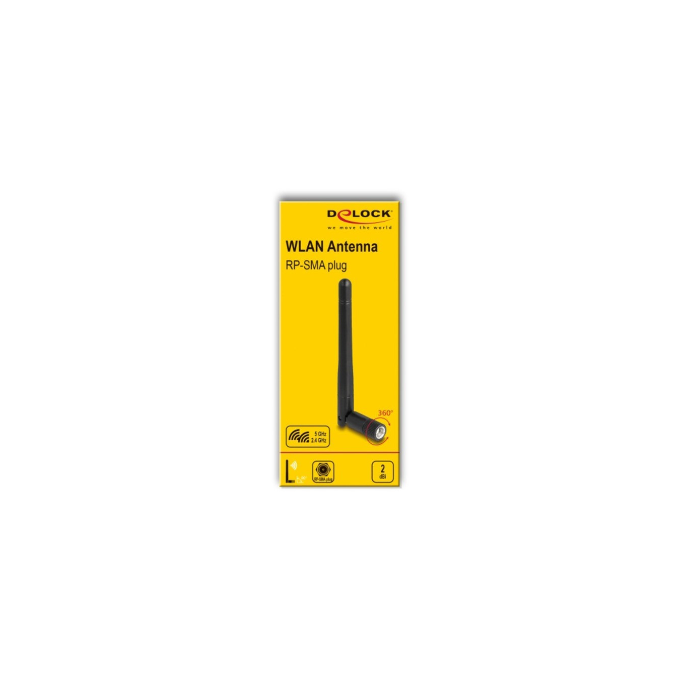 WLAN Antenna - 802.11 RP-SMA 2 dBi — Buy in Cyprus with Fast Delivery