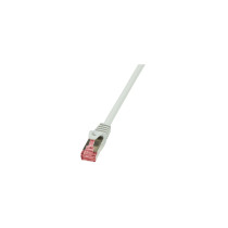 Cat6 S/FTP Patch Cable 0.25 m - CQ2012S - Grey, LSZH Jacket, RJ45 Shielded — Buy in Cyprus with Fast Delivery