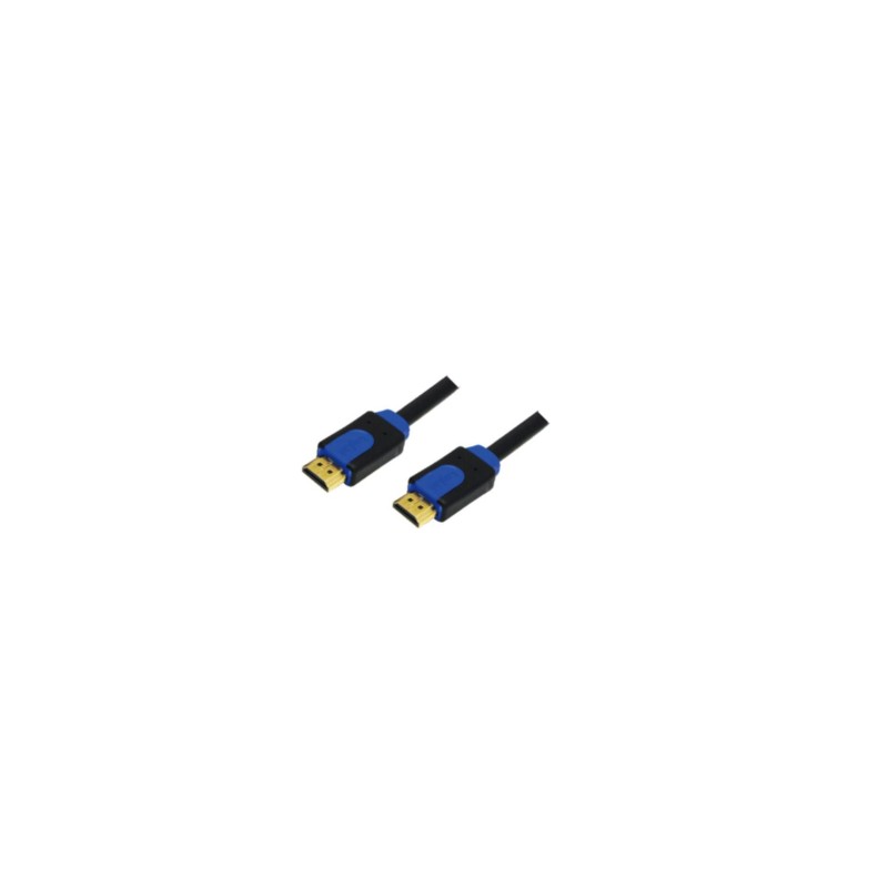 Buy LogiLink HDMI Cable with Ethernet - 5 m - Black/Blue, Gold-Plated Type A Con... in Cyprus, Nicosia, Limassol, Larnaka, Pafos