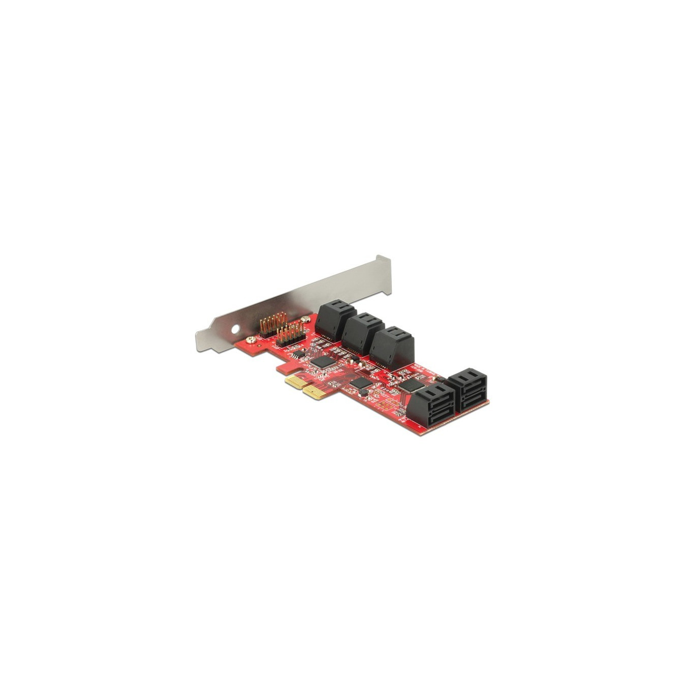 PCI ExpressCard x2 Card to 10x SATA 6 Gb s, Serial ATA-Controller — Buy in Cyprus with Fast Delivery