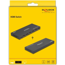 HDMI Switch 5x HDMI in to 1x HDMI out, 8K 60Hz — Buy in Cyprus with Fast Delivery