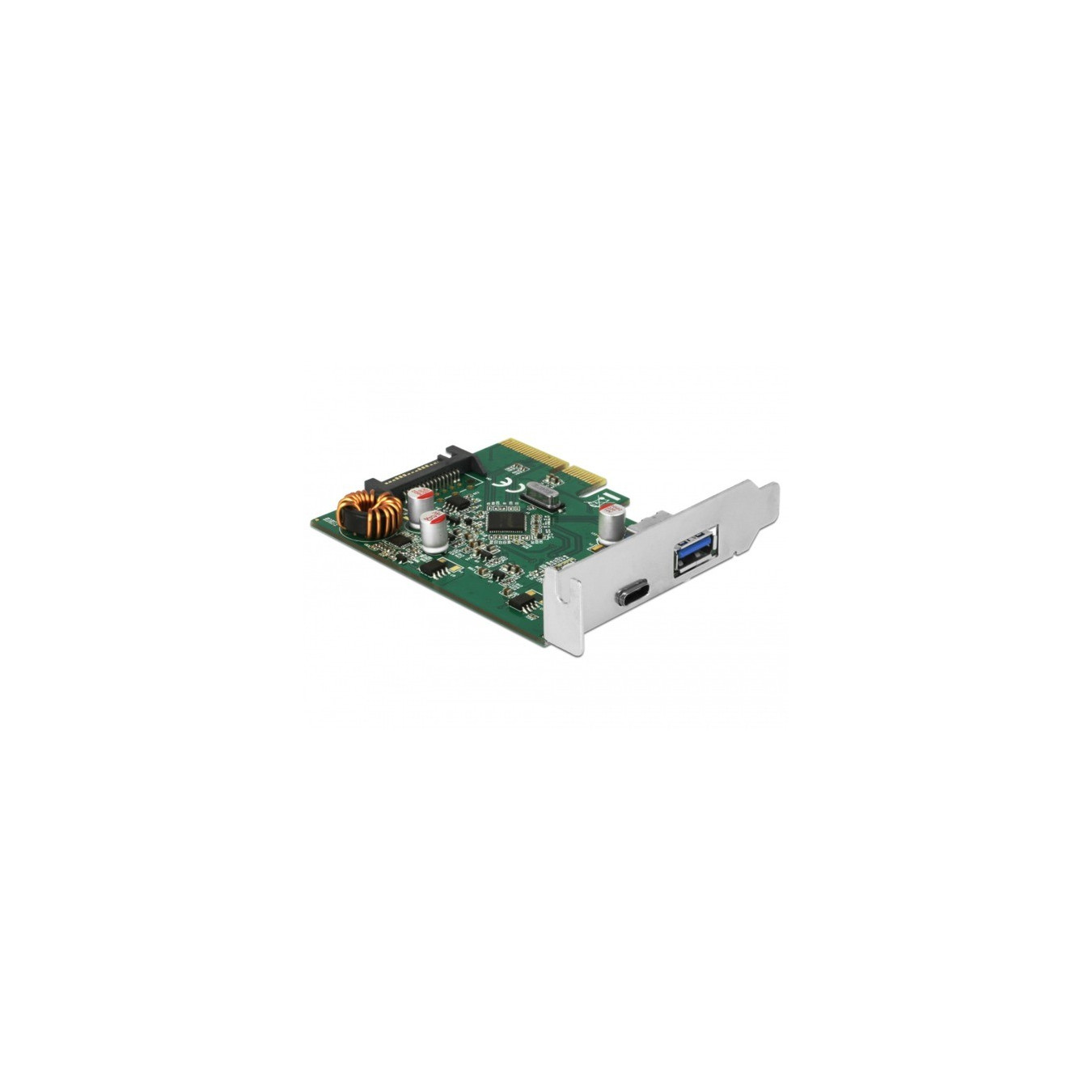 PCIe to 1x USB C + 1x USB A, USB-Controller — Buy in Cyprus with Fast Delivery