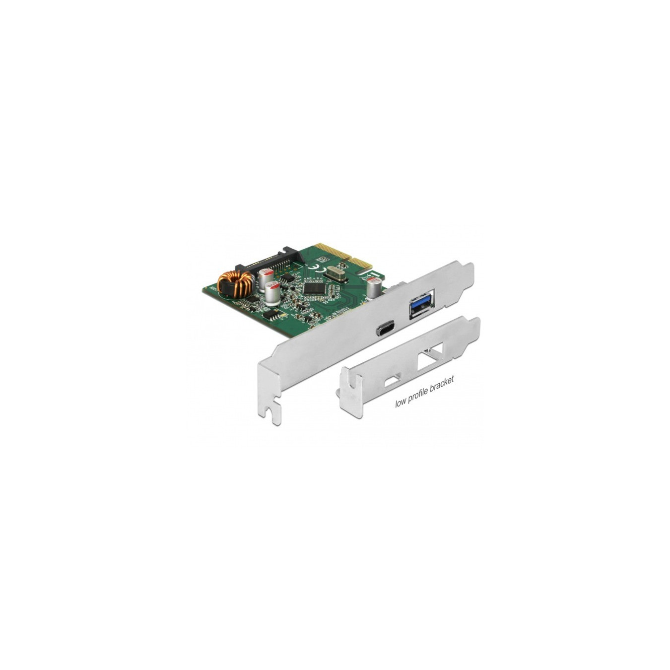 PCIe to 1x USB C + 1x USB A, USB-Controller — Buy in Cyprus with Fast Delivery