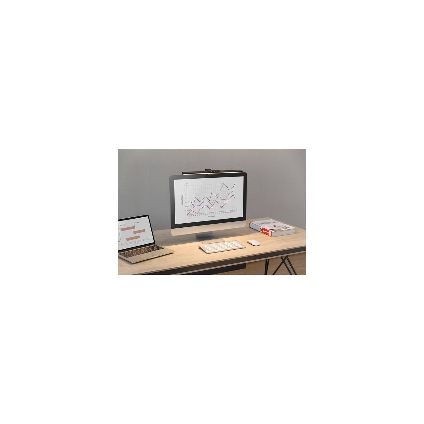 LED monitor light with clamp mounting, LED light — Buy in Cyprus with Fast Delivery