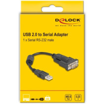 USB 2.0 adapter, USB-A male to serial RS-232 male — Buy in Cyprus with Fast Delivery