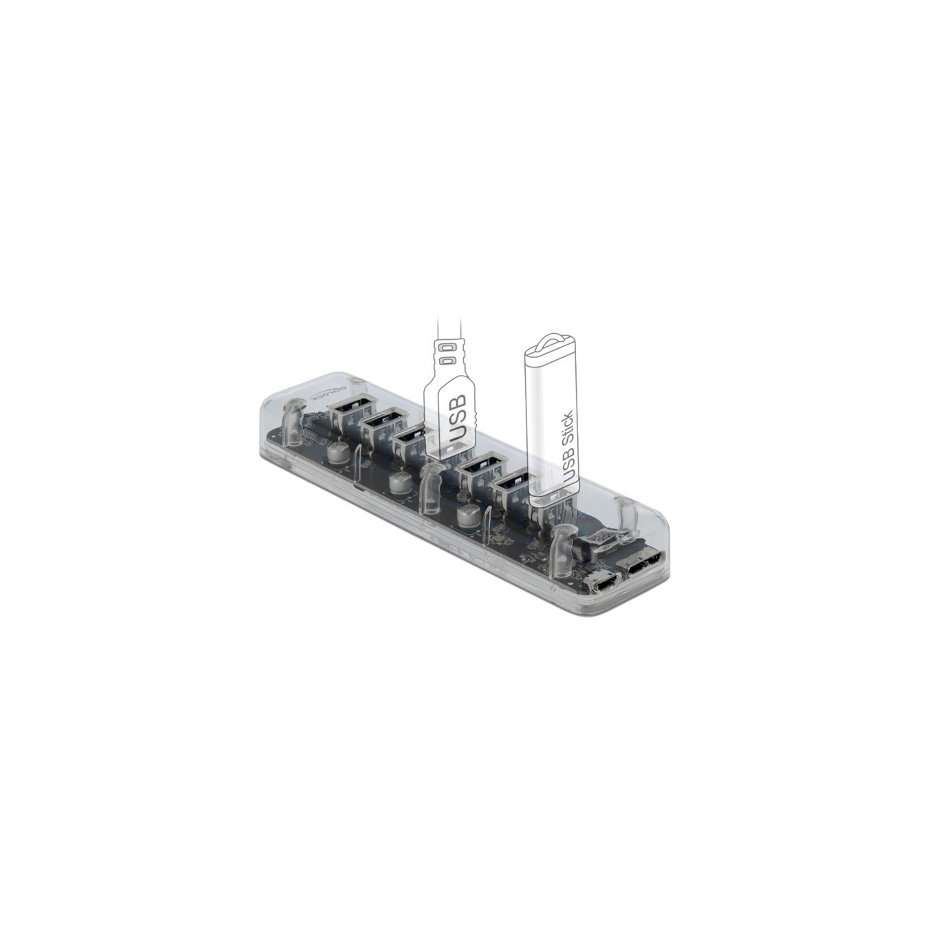 External USB 3.0 Hub with 7 ports, USB hub — Buy in Cyprus with Fast Delivery