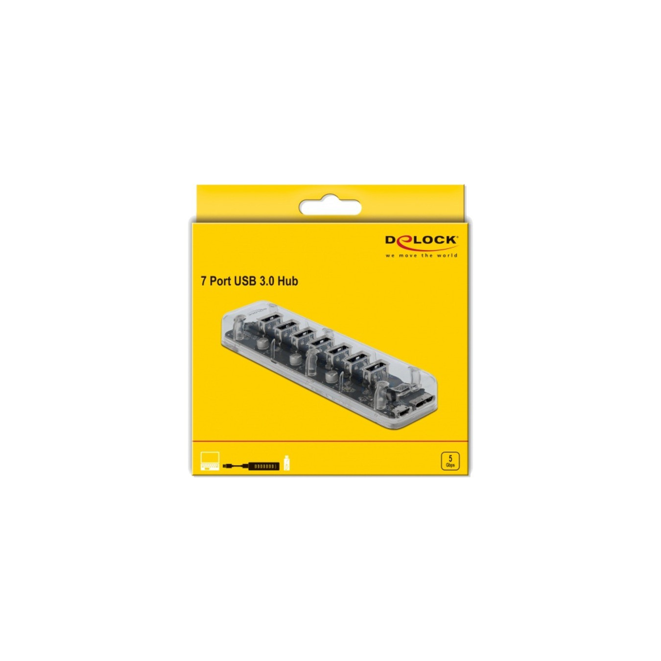 External USB 3.0 Hub with 7 ports, USB hub — Buy in Cyprus with Fast Delivery
