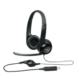 Buy Logitech H390 - 981-000406 - USB-A Wired On-Ear Headset, Black, Noise-Cancel... in Cyprus, Nicosia, Limassol, Larnaka, Pafos