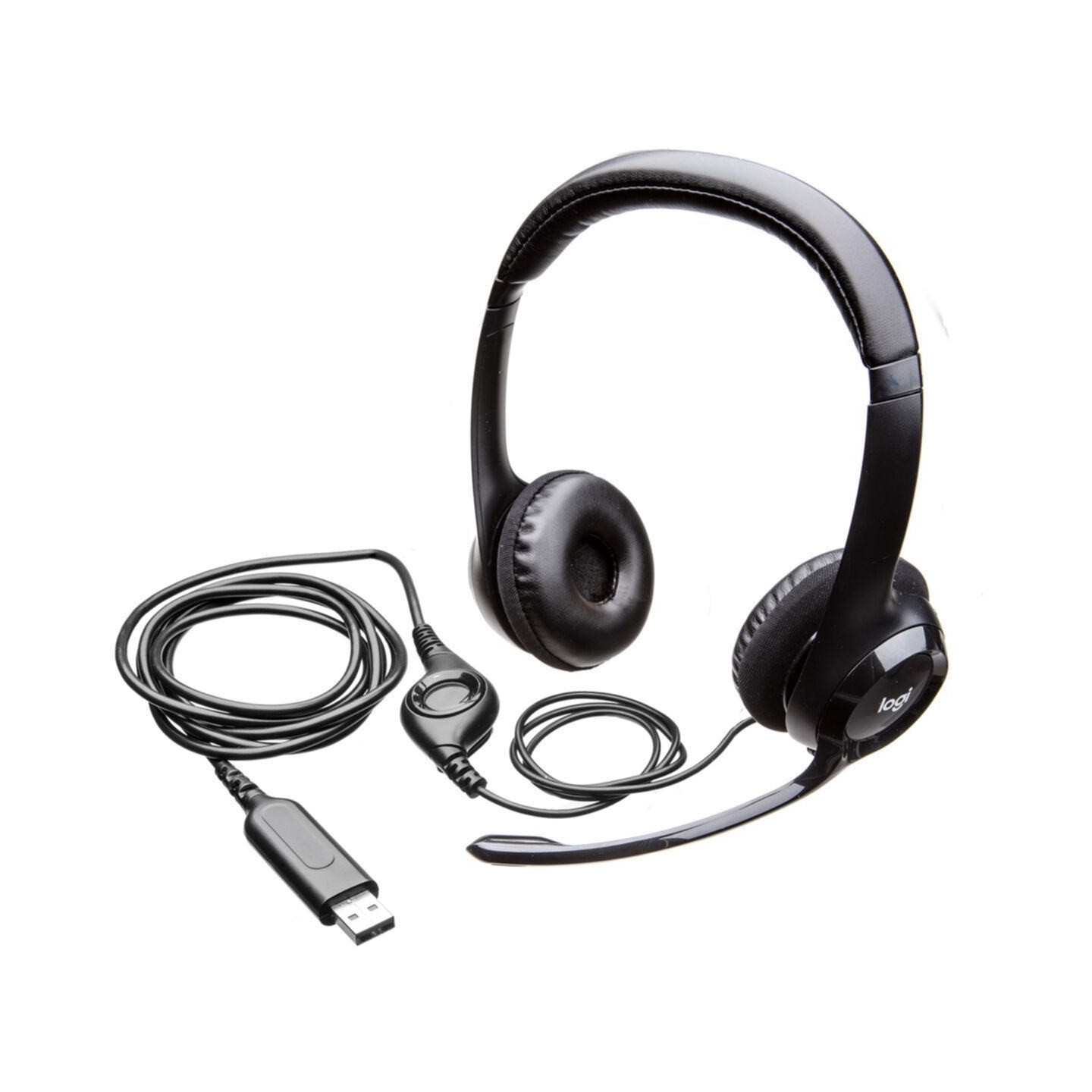 Logitech H390 USB-A Wired On-Ear Headset with Noise-Cancelling Mic (Blister) — Buy in Cyprus with Fast Delivery