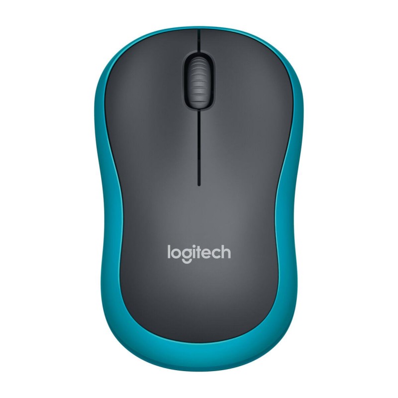 Logitech M185 Wireless Mouse - 910-002239 - Ambidextrous, Blue/Black (Boxed) — Buy in Cyprus with Fast Delivery