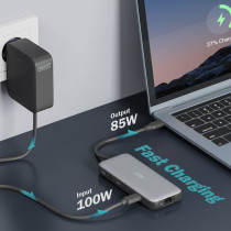 8 Port USB-C Docking Station, Dockingstation — Buy in Cyprus with Fast Delivery