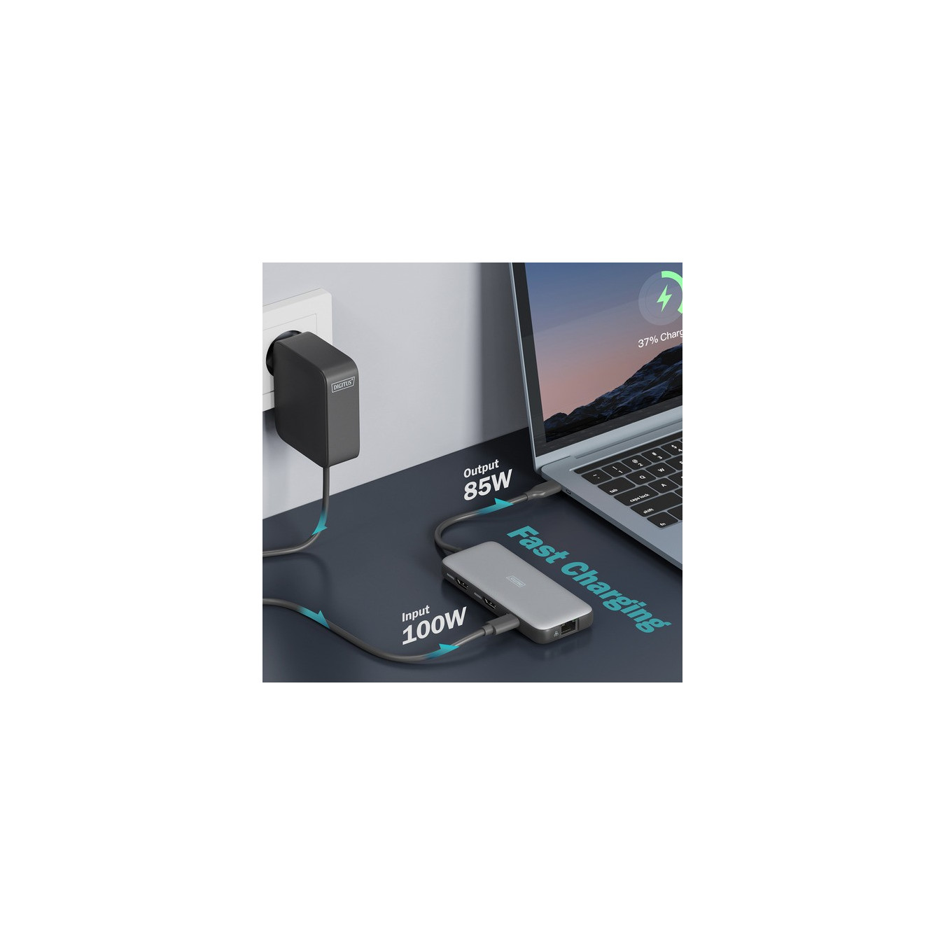 8 Port USB-C Docking Station, Dockingstation — Buy in Cyprus with Fast Delivery