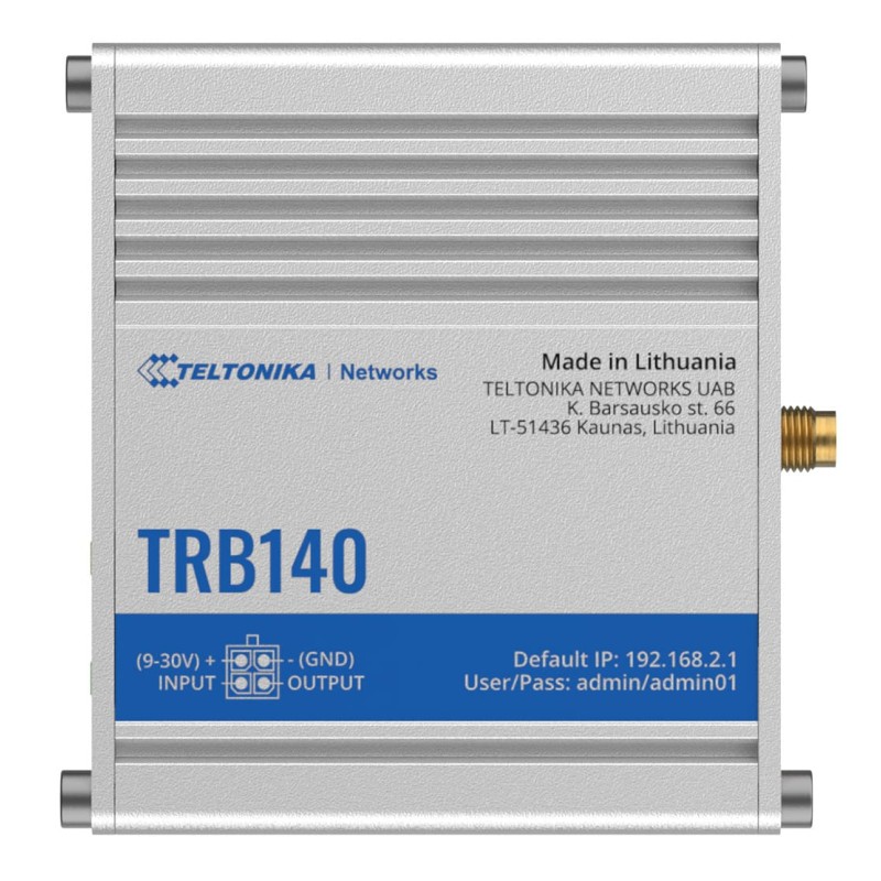Buy Teltonika TRB140 Gateway - Grey, 128MB RAM / 512MB Flash, 1.2 GHz CPU in Cyprus, Nicosia, Limassol, Larnaka, Pafos