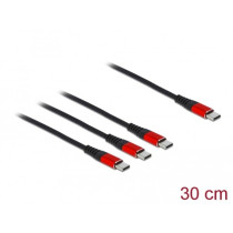USB charging cable, USB-C plug to 3x USB-C plugs — Buy in Cyprus with Fast Delivery