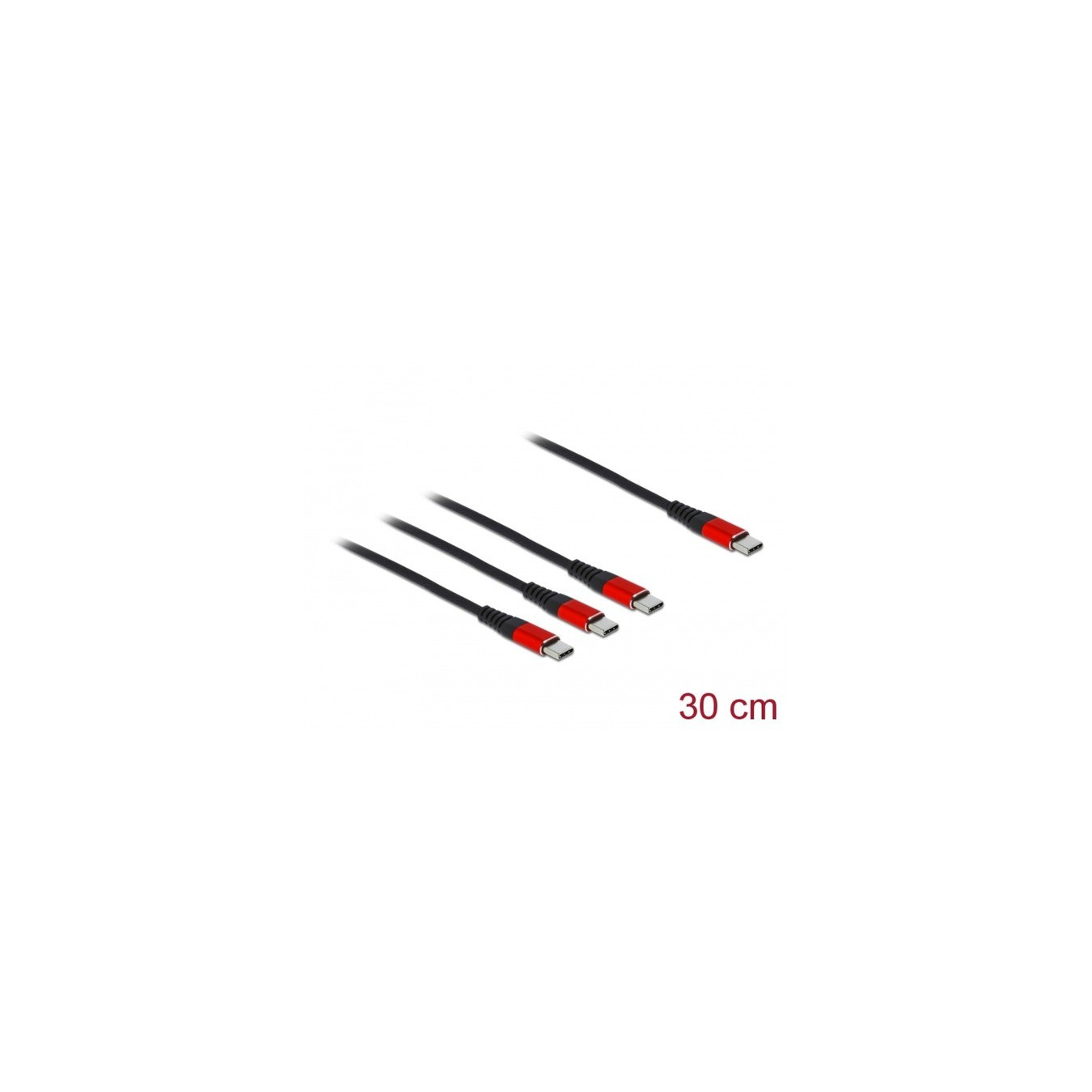 USB charging cable, USB-C plug to 3x USB-C plugs — Buy in Cyprus with Fast Delivery