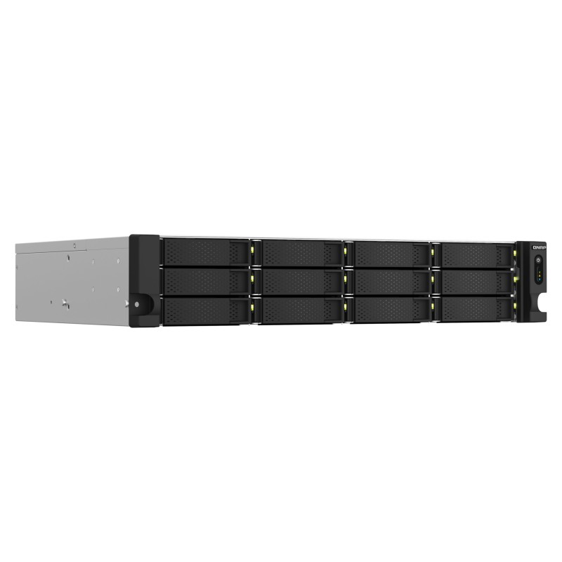 Buy QNAP TS-1264U-RP-8G - 12-Bay 2U Rack NAS, Intel Celeron 2.0/2.9GHz, 8GB DDR4... in Cyprus, Nicosia, Limassol, Larnaka, Pafos
