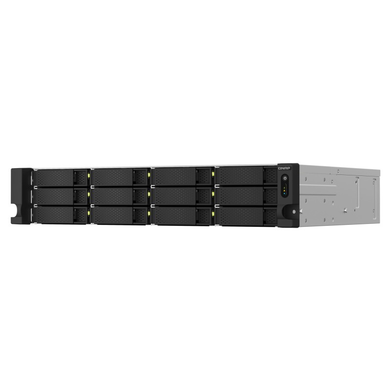 Buy QNAP TS-1264U-RP-8G - 12-Bay 2U Rack NAS, Intel Celeron 2.0/2.9GHz, 8GB DDR4... in Cyprus, Nicosia, Limassol, Larnaka, Pafos