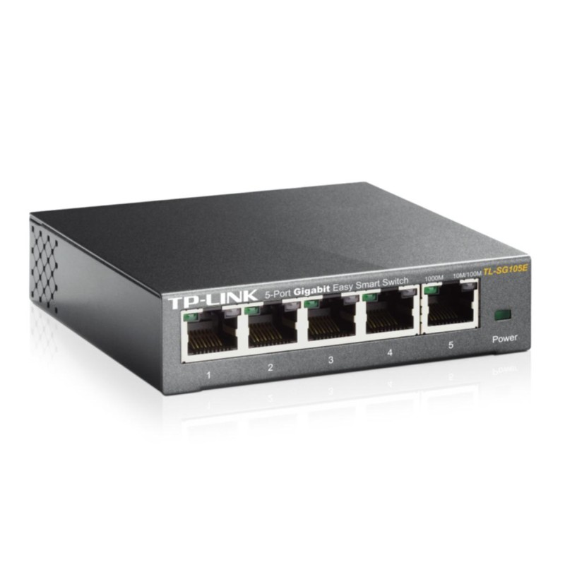 Buy TP-Link TL-SG105E - 5-Port Gigabit Easy Smart Switch (Black) - Managed L2, W... in Cyprus, Nicosia, Limassol, Larnaka, Pafos