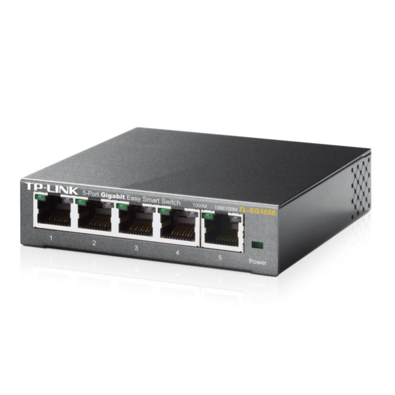 Buy TP-Link TL-SG105E - 5-Port Gigabit Easy Smart Switch (Black) - Managed L2, W... in Cyprus, Nicosia, Limassol, Larnaka, Pafos