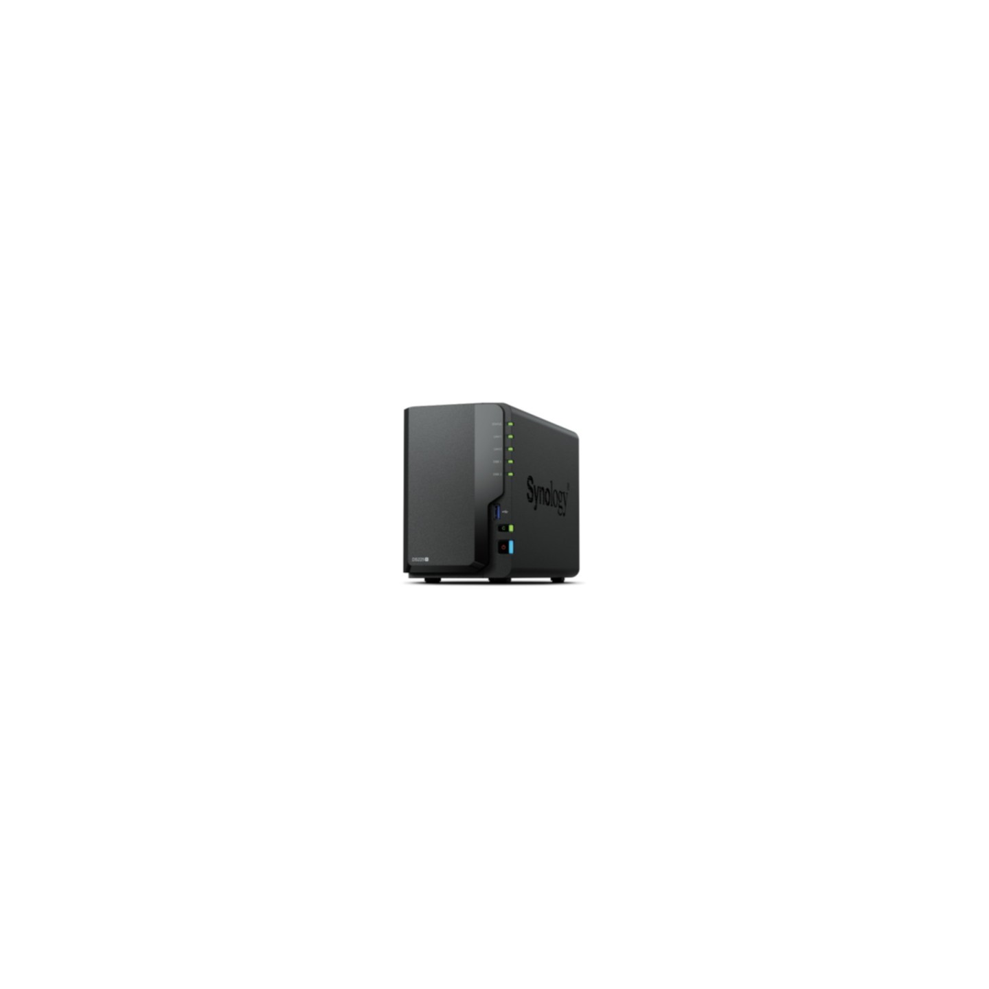 Synology DiskStation DS225+ - 2-Bay NAS (Black) - Intel Celeron J4125 2.0–2.7GHz, 2GB DDR4 (expandable)