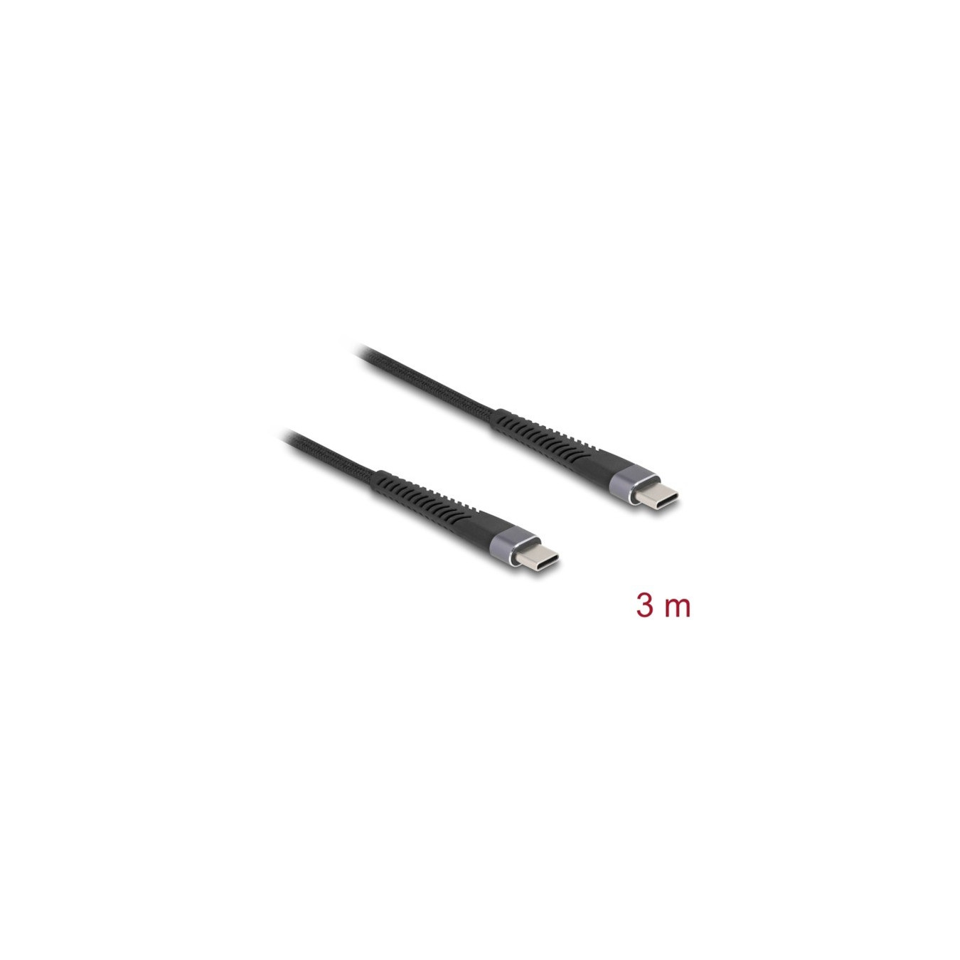 USB 2.0 cable, USB-C connector to USB-C connector with extended kink protection — Buy in Cyprus with Fast Delivery