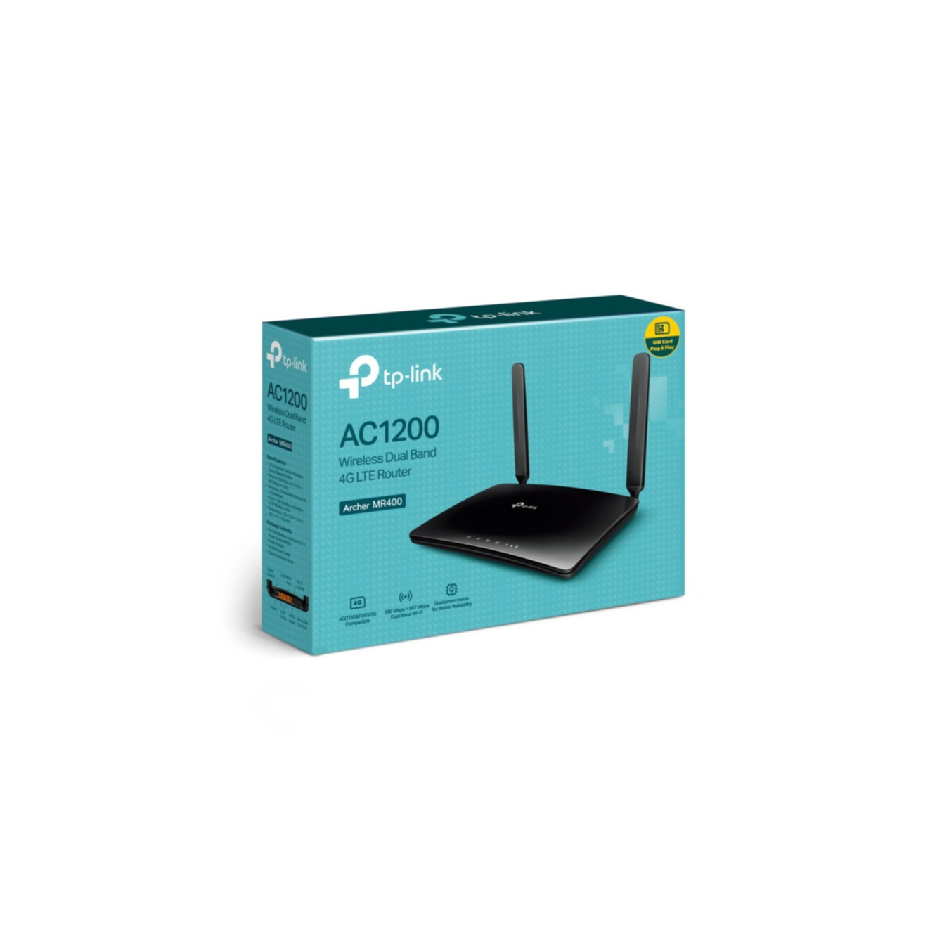TP-Link Archer MR400 - AC1200 Dual-Band 4G LTE Router with SIM Slot — Buy in Cyprus with Fast Delivery