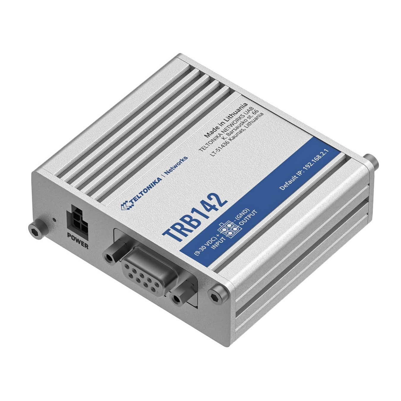 Teltonika TRB142 Gateway - 1200 MHz CPU, Grey, Cat1 Cellular, RS-232, USB 2.0, 9–30V DC — Buy in Cyprus with Fast Delivery