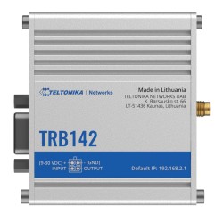 Buy Teltonika TRB142 Gateway - 1200 MHz CPU, Grey, Cat1 Cellular, RS-232, USB 2.... in Cyprus, Nicosia, Limassol, Larnaka, Pafos