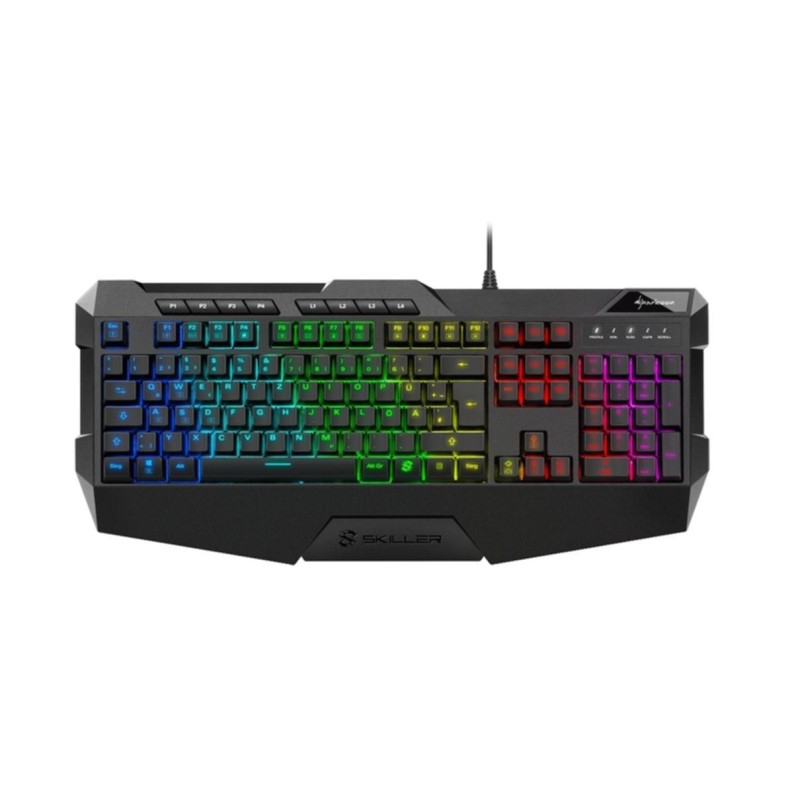 Sharkoon Skiller SGK4 Gaming Keyboard - Membrane RGB German QWERTZ (Boxed) — Buy in Cyprus with Fast Delivery