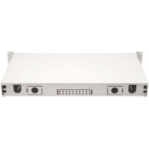 Fiber optic splice box, 1U, equipped, 24x SC DX, OM4 — Buy in Cyprus with Fast Delivery