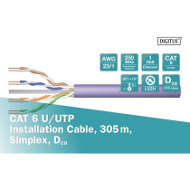 Professional Cat.6 U UTP Verlegekabel simplex, Dca — Buy in Cyprus with Fast Delivery