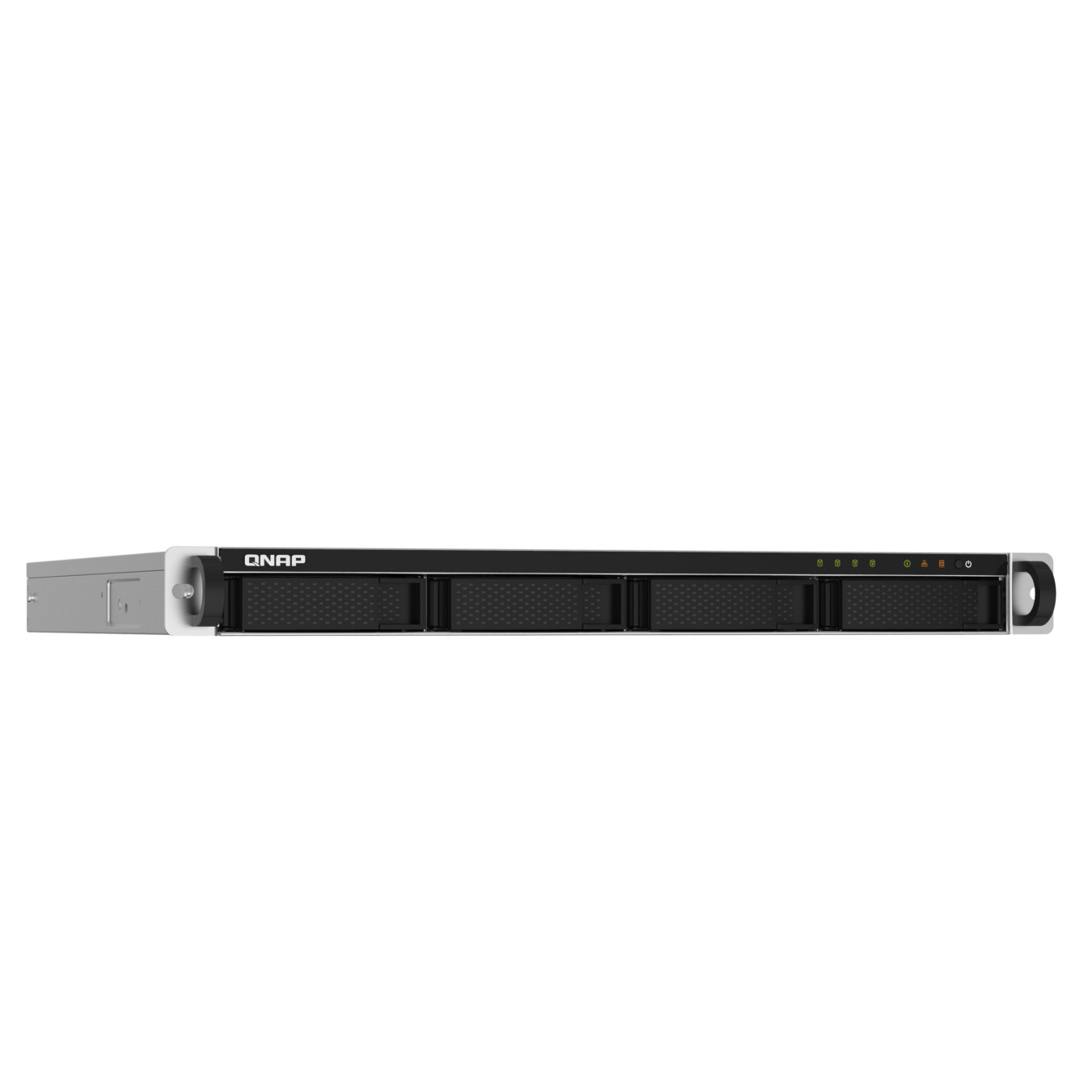 QNAP TS-432PXU - 4-Bay 1U Rack NAS, Alpine AL-324 1.7GHz, 2GB DDR4 (expandable), Black, 2x2.5GbE + 2x10GbE SFP+