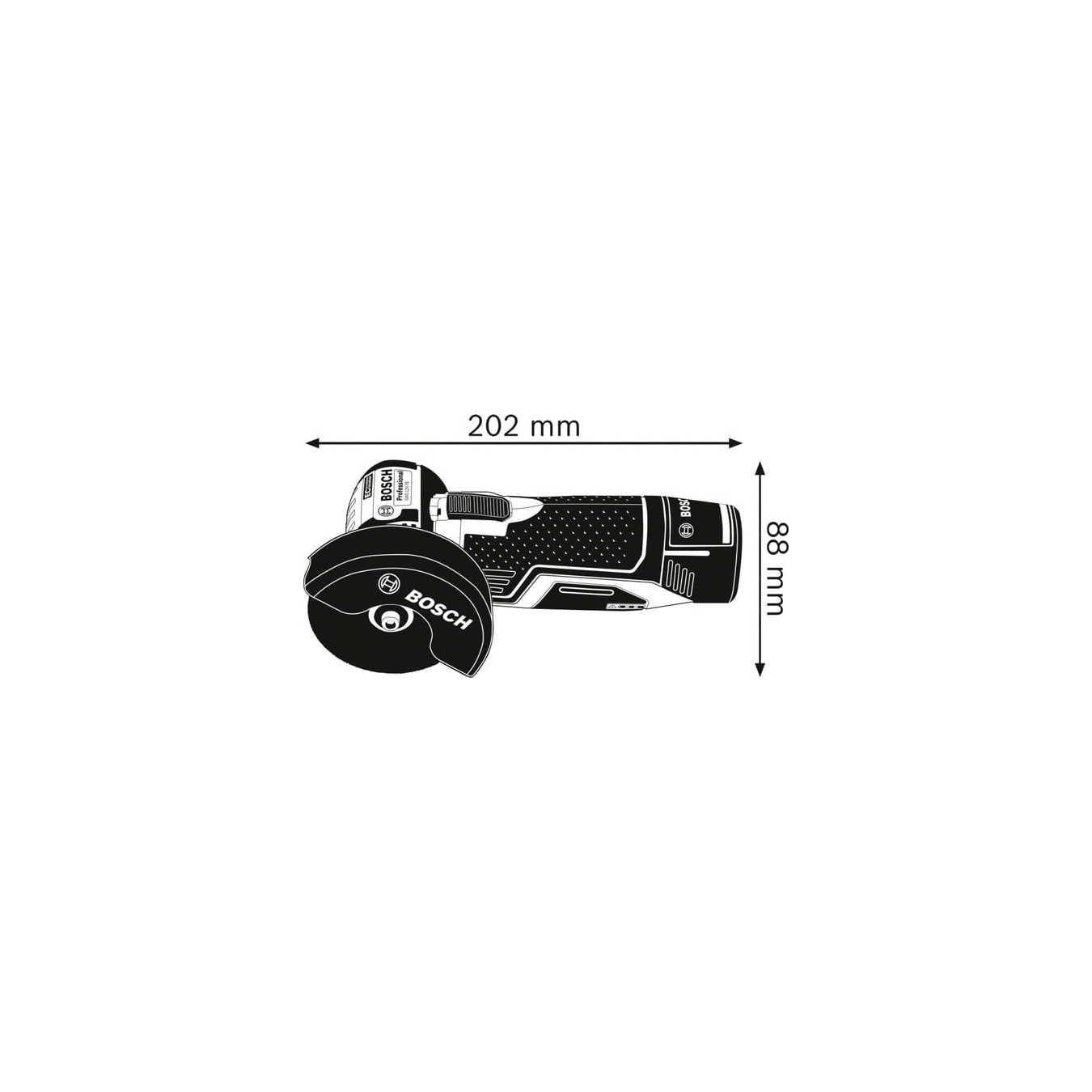 Cordless angle grinder GWS 12V-76 Professional, 12Volt — Buy in Cyprus with Fast Delivery