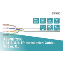 Professional ASSNET250 Cat.6 U UTP Simplex cable, Eca — Buy in Cyprus with Fast Delivery