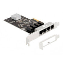 PCIe x4 auf 4 x RJ45 Gbit, LAN-Adapter — Buy in Cyprus with Fast Delivery