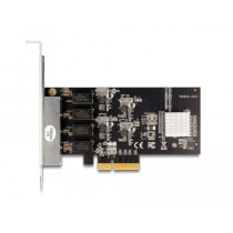 PCIe x4 auf 4 x RJ45 Gbit, LAN-Adapter — Buy in Cyprus with Fast Delivery