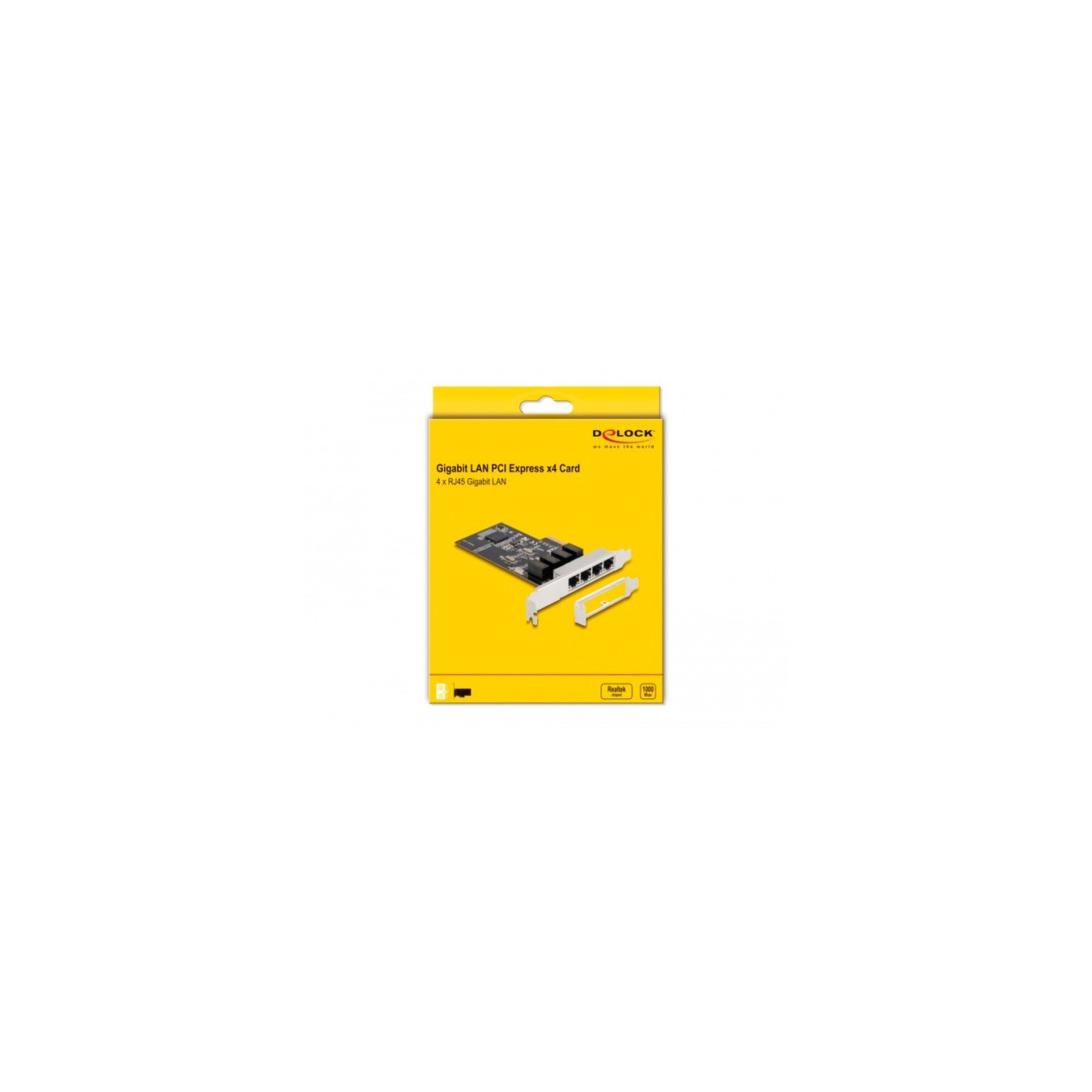 PCIe x4 auf 4 x RJ45 Gbit, LAN-Adapter — Buy in Cyprus with Fast Delivery