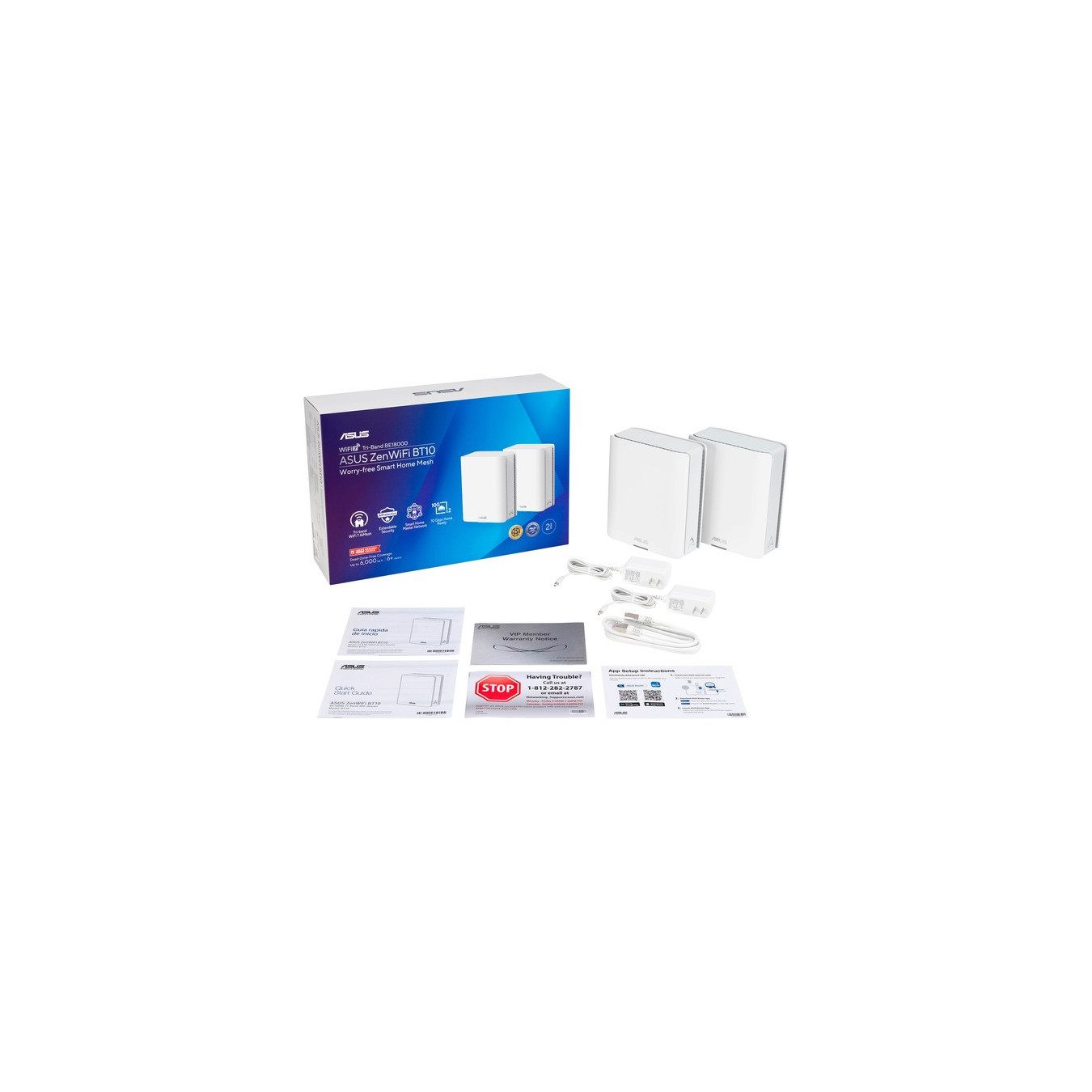 ZenWiFi BT10 BE18000 - 2er Pack, Router — Buy in Cyprus with Fast Delivery