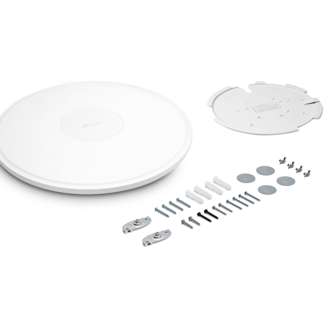 TP-Link Omada EAP772 - Wi-Fi 7 Tri-Band Access Point (White) - Up to 9300 Mbps, 2.5GbE, Ceiling/Wall Mount