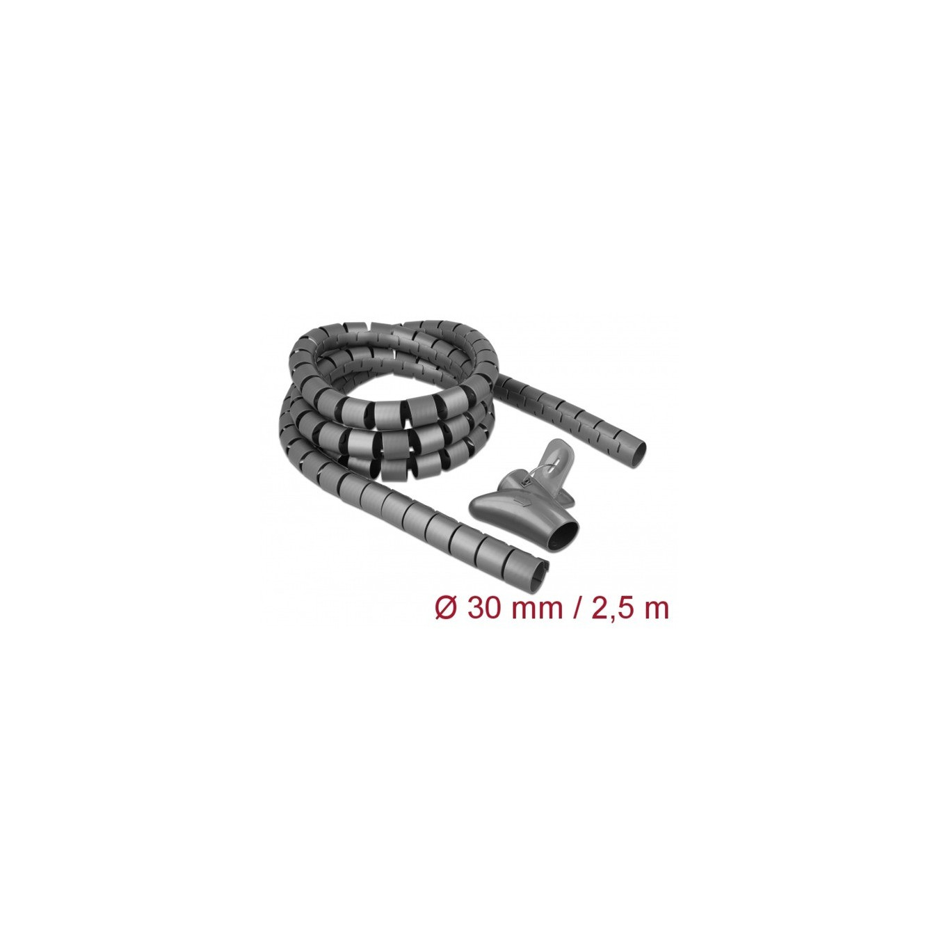 Spiral hose with pull-in tool, 2.5 meters x 30mm, cable hose — Buy in Cyprus with Fast Delivery