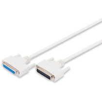 Serial data transfer extension cable, D-Sub25 (male) to D-Sub25 (female) — Buy in Cyprus with Fast Delivery