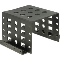 Delock 18271 Installation Frame 4x 2.5 in to 3.5 in – Aluminium Black | Armenius Store