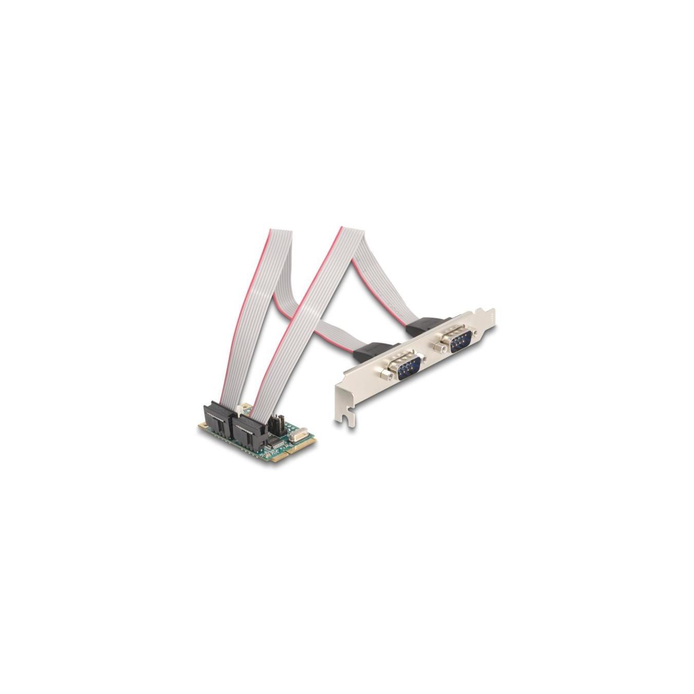 Mini PCIe I O PCIe, 2x serial RS-232, interface card — Buy in Cyprus with Fast Delivery