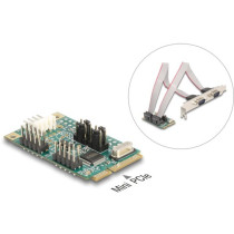 Mini PCIe I O PCIe, 2x serial RS-232, interface card — Buy in Cyprus with Fast Delivery
