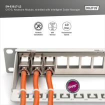 Cat.6a Keystone-Modul, geschirmt — Buy in Cyprus with Fast Delivery