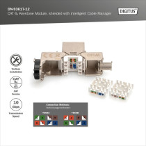 Cat.6a Keystone-Modul, geschirmt — Buy in Cyprus with Fast Delivery