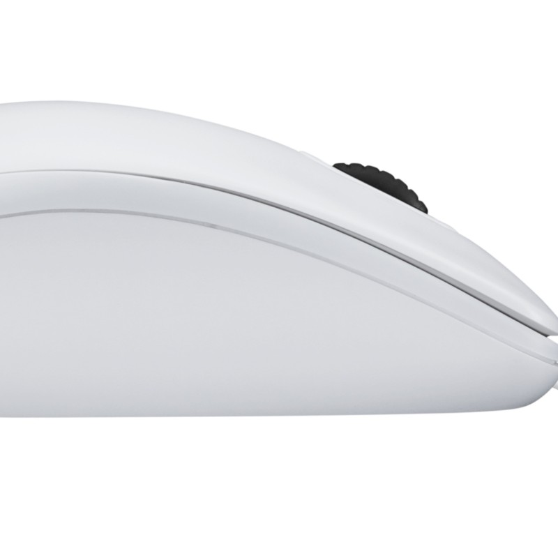 Logitech B100 Optical USB Mouse - 910-003360 - Ambidextrous Wired 800 DPI White (Boxed) — Buy in Cyprus with Fast Delivery