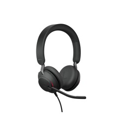 Jabra Evolve 20 UC Stereo Headset - 4999-829-209 - Black, USB-A, Noise-Cancelling Mic (Boxed)