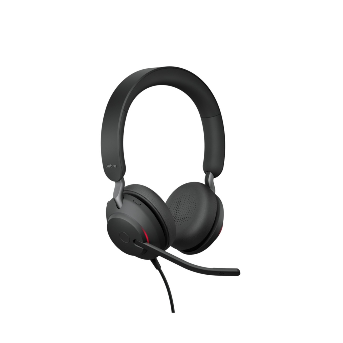 Jabra Evolve 20 UC Stereo Headset - 4999-829-209 - Black, USB-A, Noise-Cancelling Mic (Boxed)