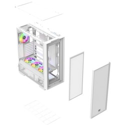 Thermaltake S380 TG ARGB Snow White Mid Tower Case (Boxed) — Buy in Cyprus with Fast Delivery